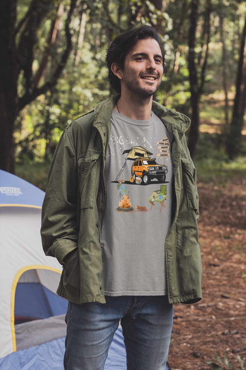 4WD Rooftop Tent Camping T-Shirt – Starlit Outback Adventure Tee 🌌🚙🔥