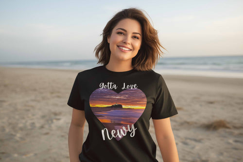 Gotta Love Newy Unisex T-Shirt – Customizable Heart-Shaped Design