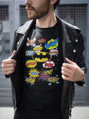 Comic Action Hero Tee – Bang! Crash! Kapow! Bam!