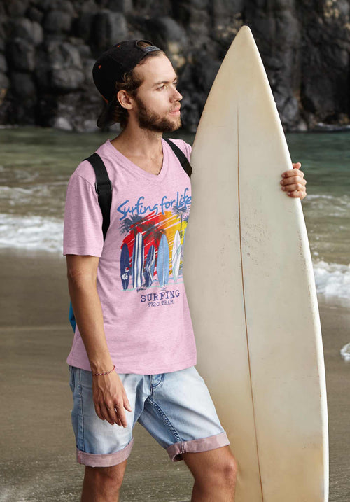 Surfing For Life T-Shirt – Ride the Waves Forever