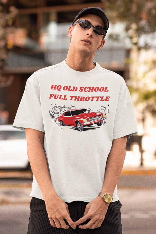 HQ Holden T-Shirt – Old School Full Throttle