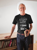 Funny Visitors T-Shirt – Happiness Coming & Going