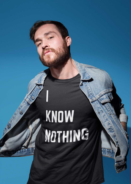 I Know Nothing T-Shirt – Hogan’s Heroes Inspired Funny Tee