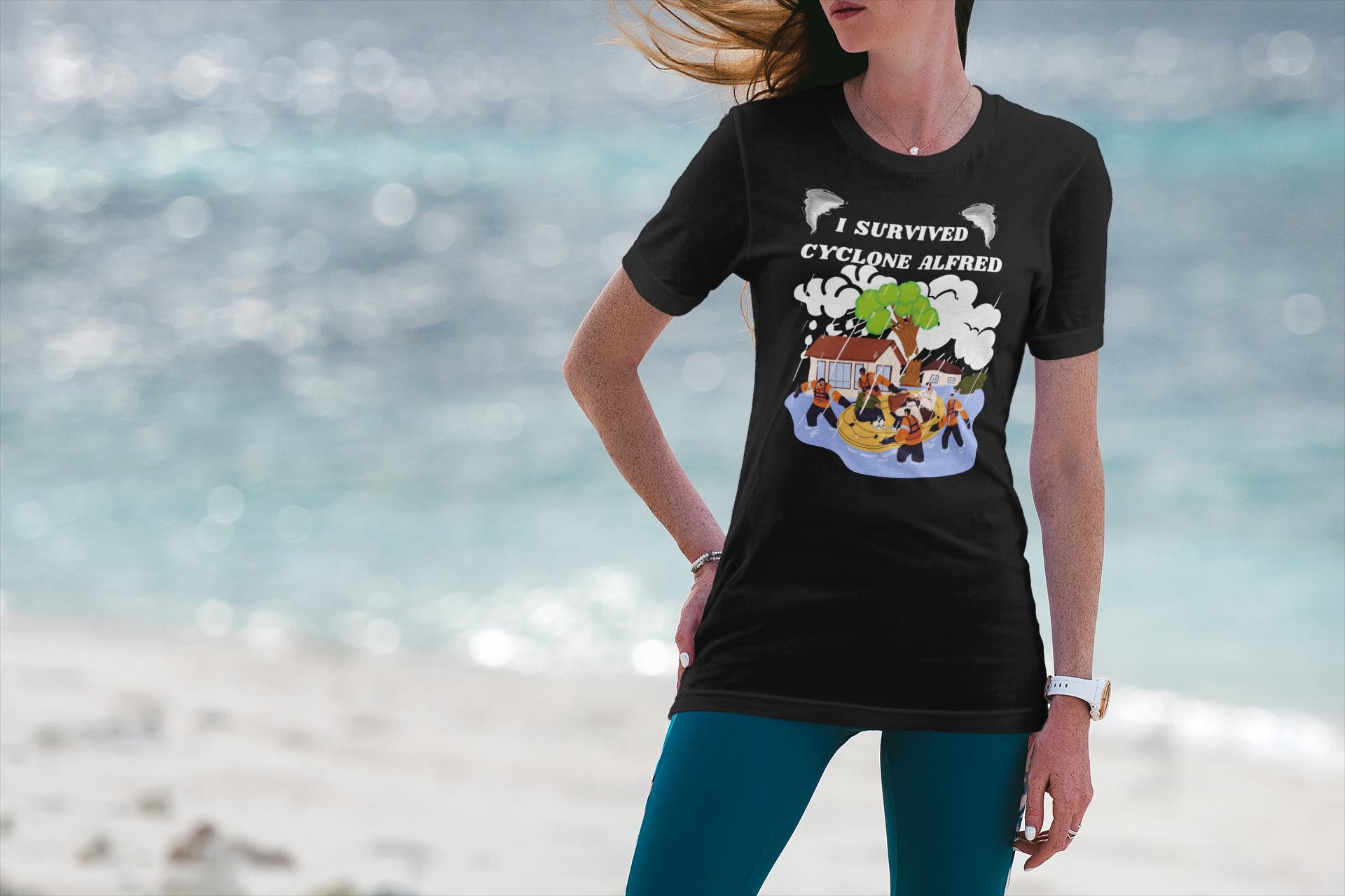 I Survived Cyclone Alfred T-Shirt | Weather Commemorative T-Shirt
