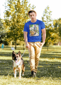 Funny Dog Walking T-Shirt – Go Figure Thought Bubble