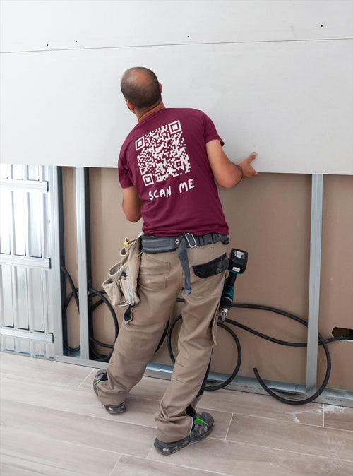 Custom QR Code T-Shirt | Scan & Discover Hidden Links