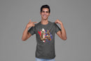 Kangaroo & Meat Pie Meets Llama & Ceviche Tee 🌎 Peru & Australia Fusion T-Shirt
