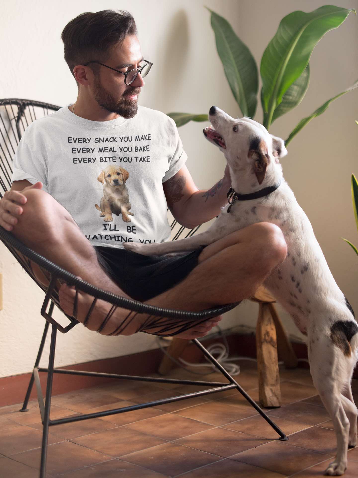 Funny Dog T-Shirt – Every Snack You Make I'll Be Watching You 🐾😂