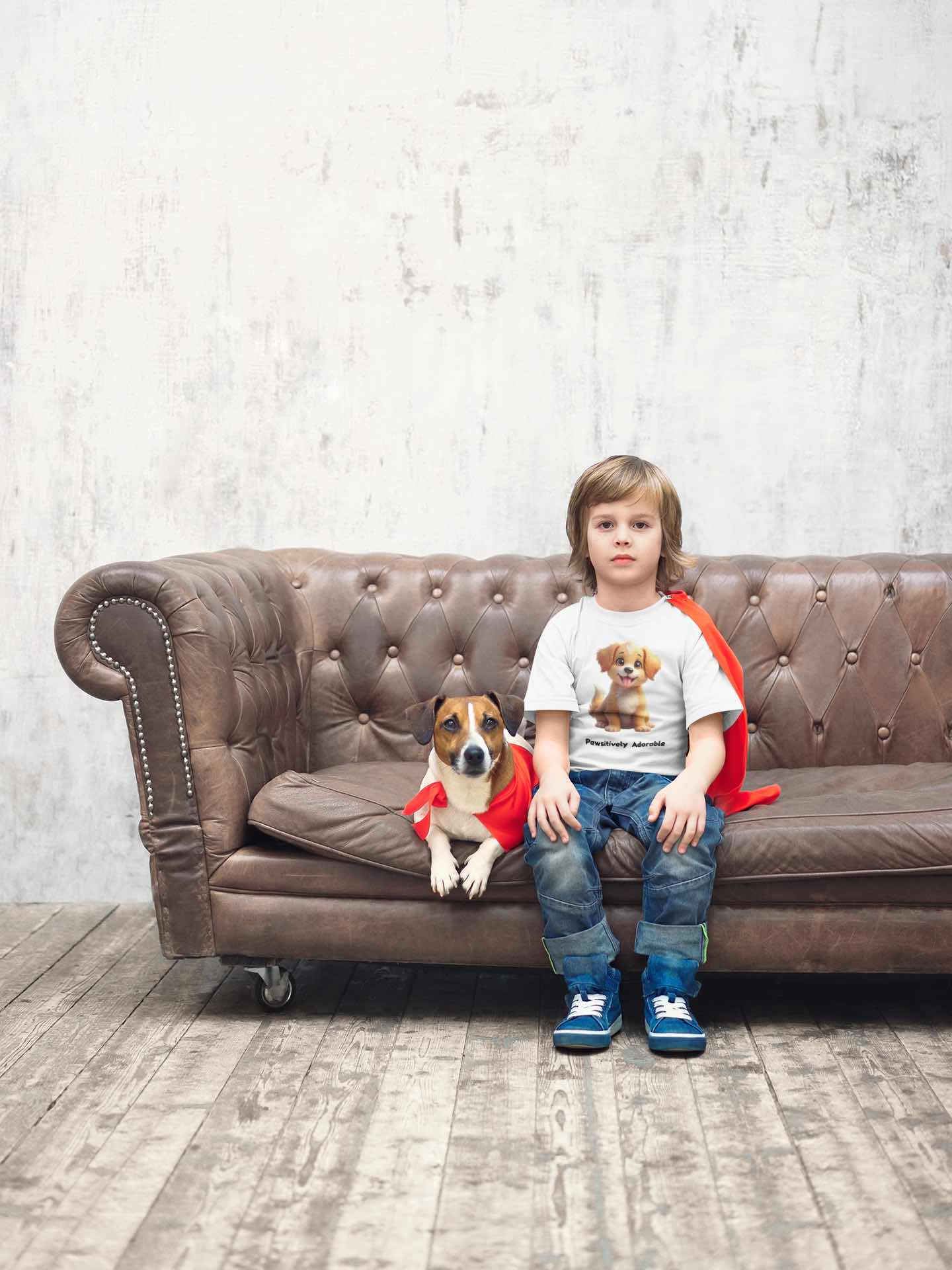 Kids T-Shirt – Pawsitively Adorable Dog Tee | Cute Puppy Shirt 🐶💖