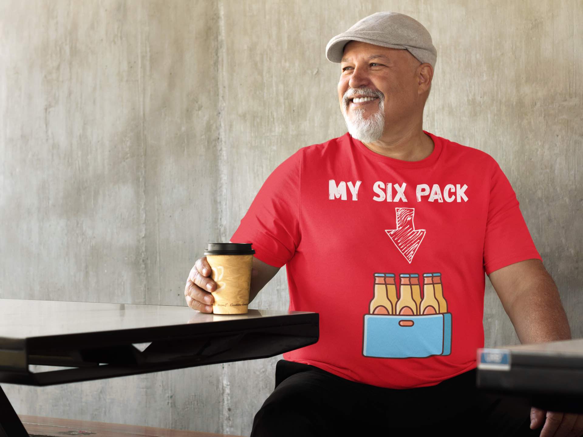 🍺 My Six Pack T-Shirt – Funny Beer Lover Tee for Men