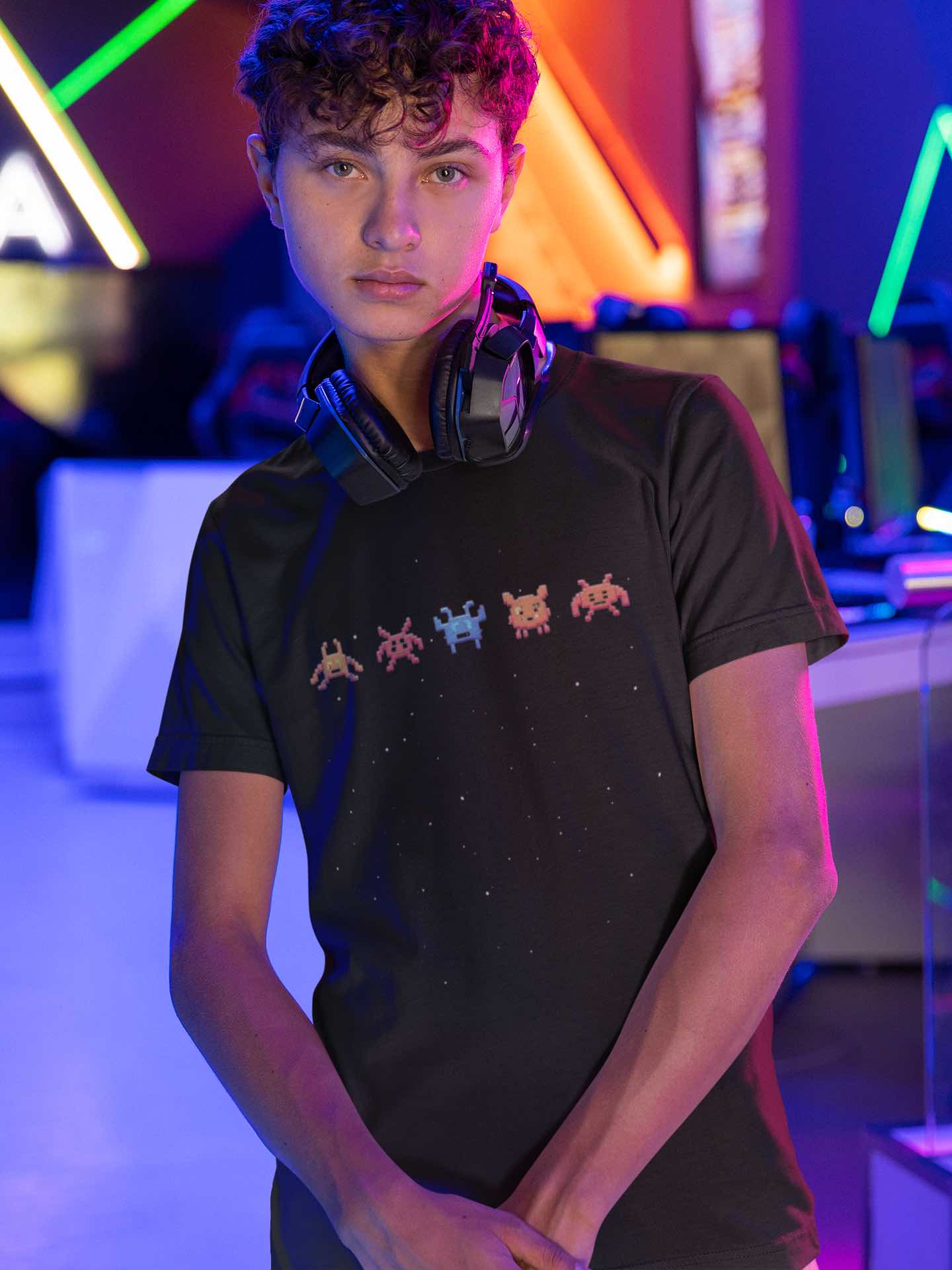 Space Invaders T-Shirt 👾 | Retro Gamer Classic Arcade Tee | T Shirt World Australia