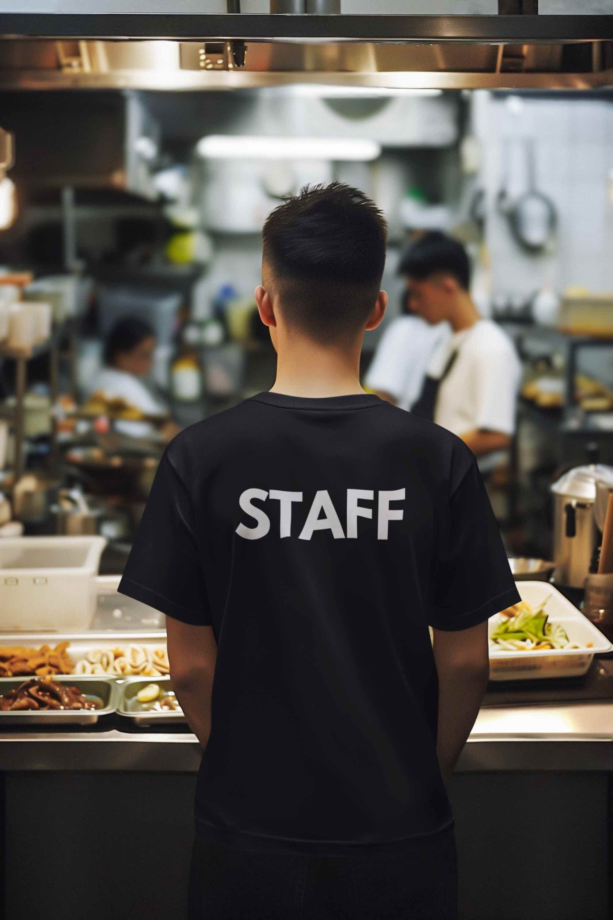 STAFF T-Shirt – Professional Event & Crew Shirt | Custom Team Uniform