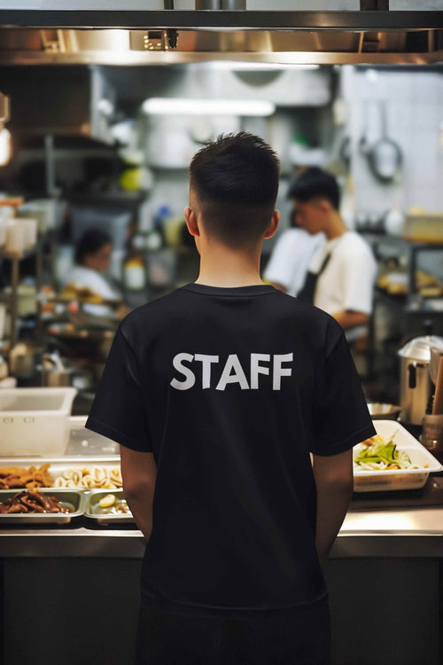 STAFF T-Shirt – Professional Event & Crew Shirt | Custom Team Uniform