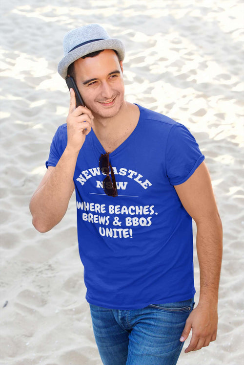Newcastle NSW T-Shirt | Beaches, Brews & BBQ's Tee 🍻🇦🇺