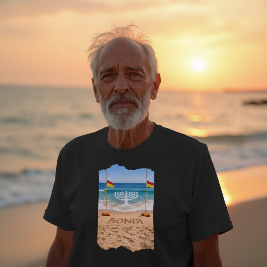 Bondi Beach Remembered T-Shirt | A Moment of Silence, Strength & Solidarity