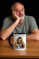 "I Still Hear Those Voices" Biker Coffee Mug 🏍️👂 Colourful Accent Mug 11oz