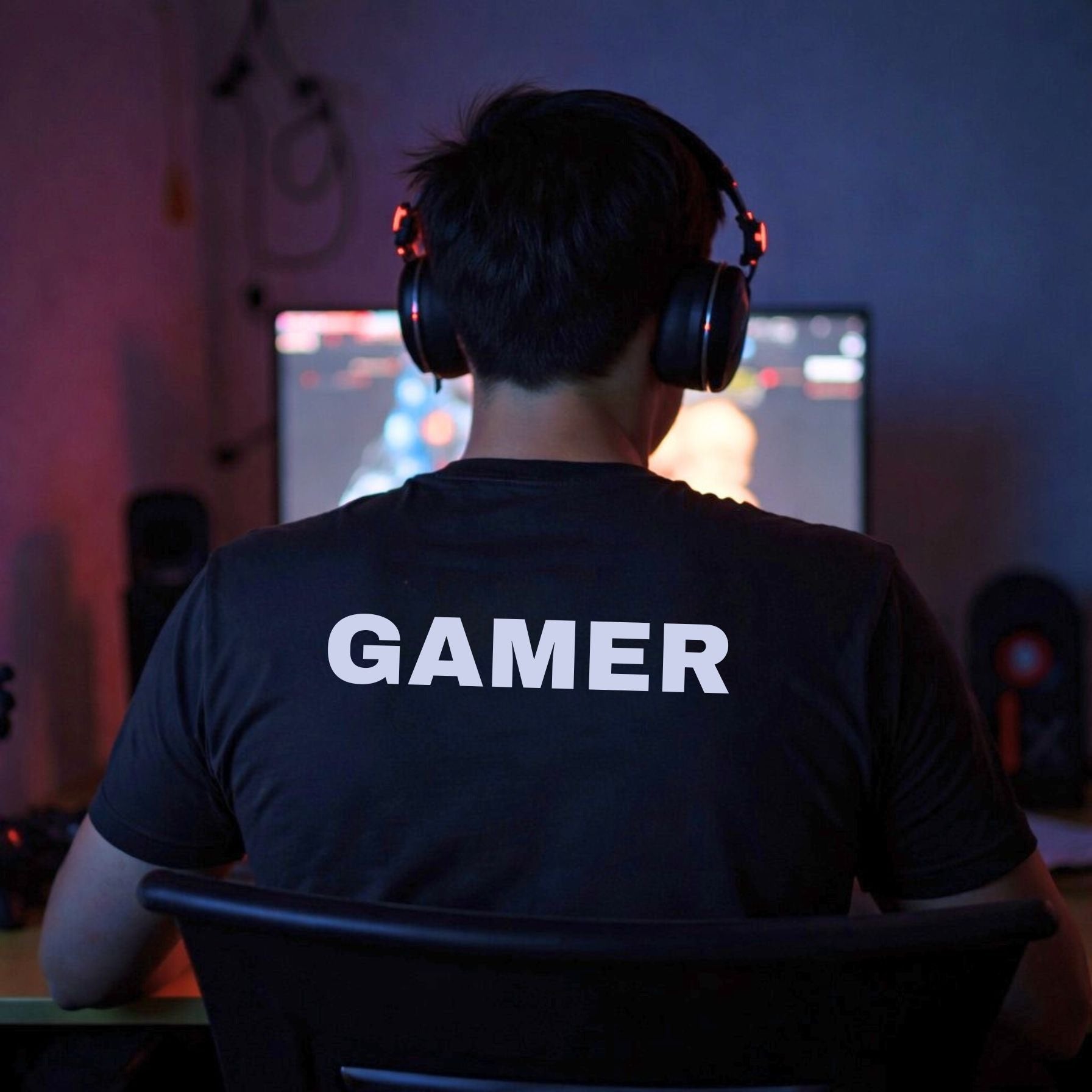 Gamer T-Shirt | Pro E-Sports & Gaming Back-Print Tee 🎮🎧
