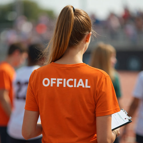 Official T-Shirt | Pro Referee, Umpire & Staff Back-Print Tee 🏁