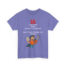Funny 18th Birthday T-Shirt – Vote, Drive, Buy a Chainsaw | What!
