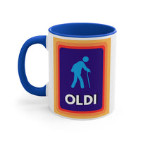 Oldi Humour Coffee Mug: The Senior Parody Brew ☕😂 Colourful Accent Mug 11oz