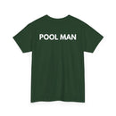 Pool Man T-Shirt | Pro Pool Service & Maintenance Back-Print Tee 🏊‍♂️