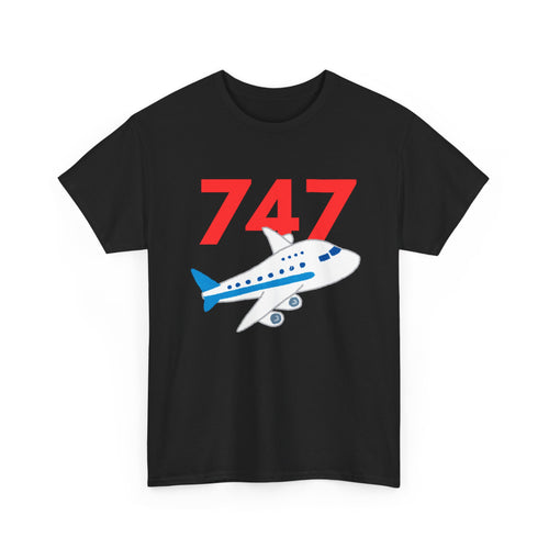747 Jumbo Jet T-Shirt ✈️ – Classic Aviation Tee for Plane Lovers