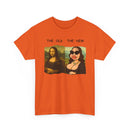 Mona Lisa vs Modern Botox Mona Tee | Funny Cartoon Parody T-Shirt 🎨😂