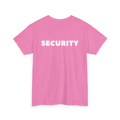 Security Unisex T-Shirt (Back Print)