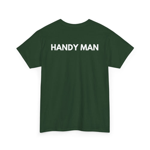 Handy Man T-Shirt | Professional Repair & DIY Back-Print Tee 🛠️