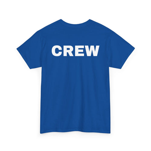 Crew T-Shirt | Professional Event & Staff Back-Print Tee 👥