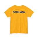 Pool Man T-Shirt | Pro Pool Service & Maintenance Back-Print Tee 🏊‍♂️