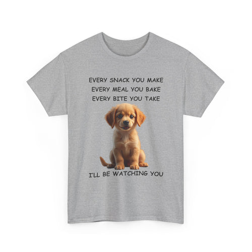 Custom Dog Photo T-Shirt | Every Snack You Make Funny Pet Tee – 🐶📸