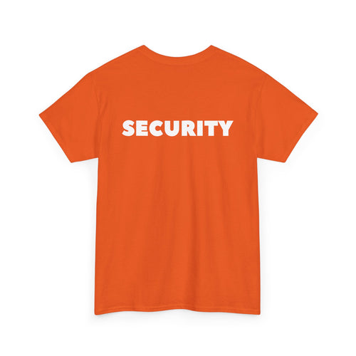 Security Unisex T-Shirt (Back Print)