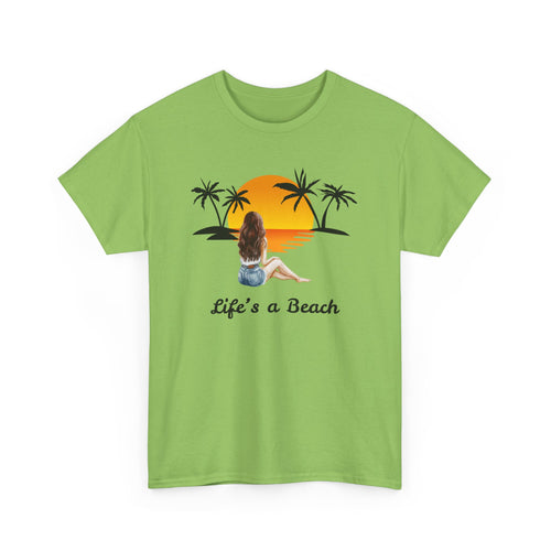 Life's a Beach T-Shirt | Fun & Relaxed Summer Vibes