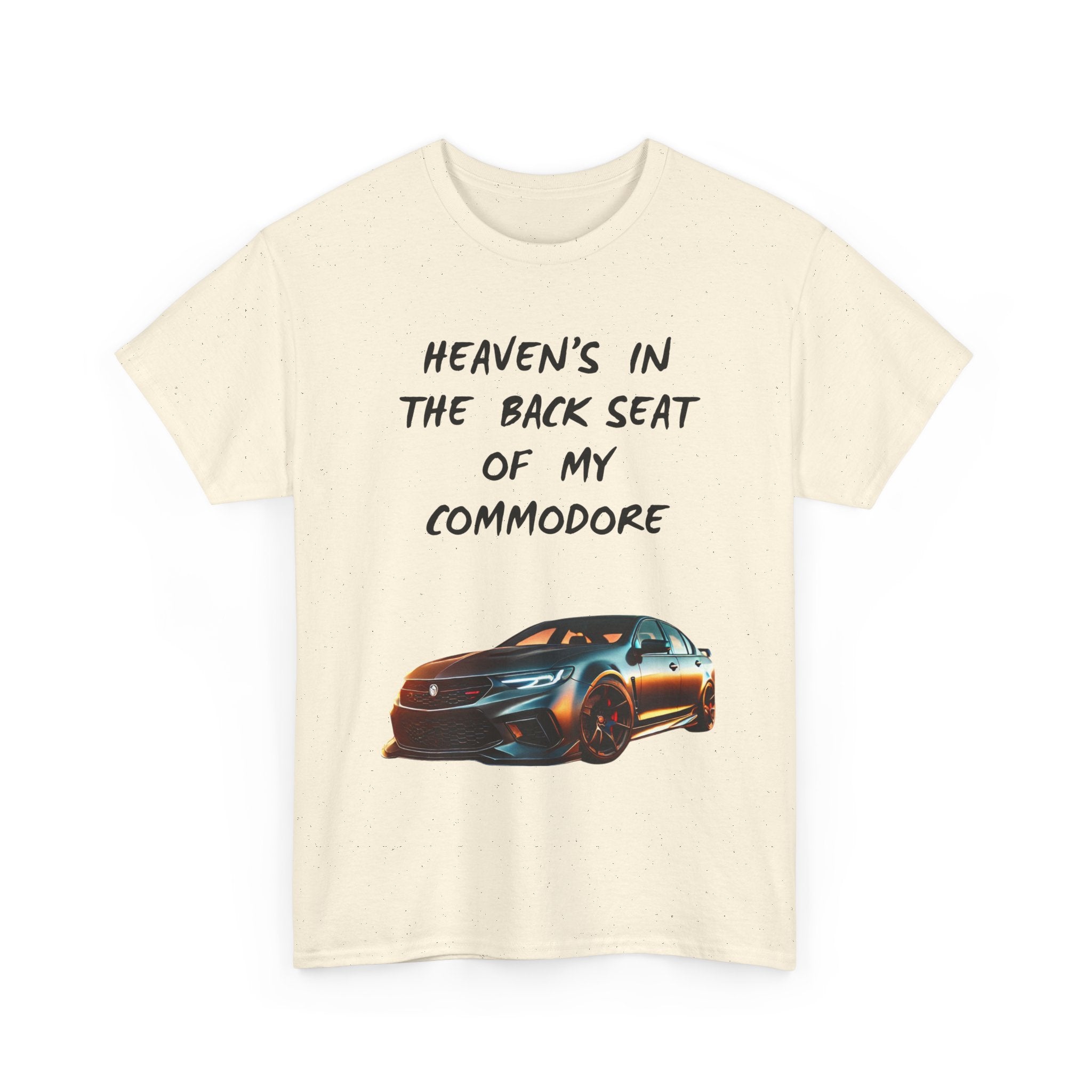 Custom Commodore Photo T-Shirt | Heaven’s In The Back Seat Personalised Tee 📸🇦🇺