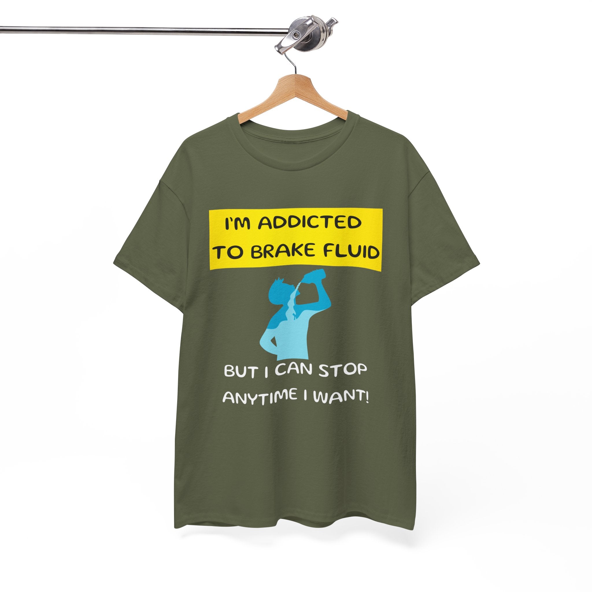 I'm Addicted to Brake Fluid, Funny Car Enthusiast T-Shirt