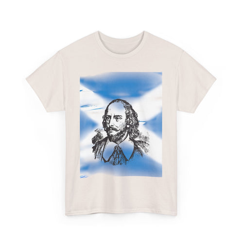 William Wallace T-Shirt with Scottish Flag Design