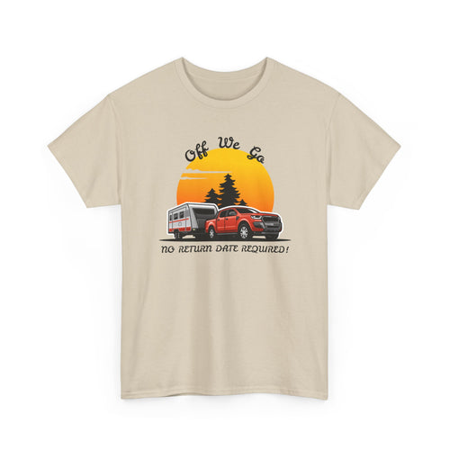 Caravan T-Shirt | "No Return Date Required" Freedom Tee 🛣️