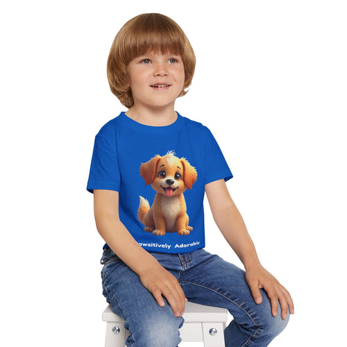 Kids T-Shirt – Pawsitively Adorable Dog Tee | Cute Puppy Shirt 🐶💖