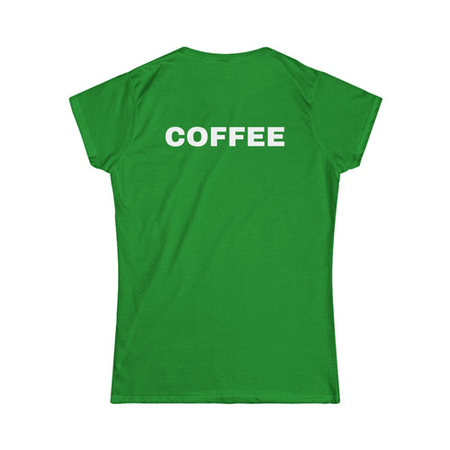 Coffee Barista T-Shirt for Women – Cute Café Style Tee | Back Print ☕👩‍🍳👕