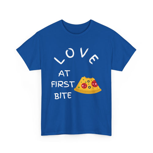 Love at First Bite T-Shirt – Pizza Lover Tee