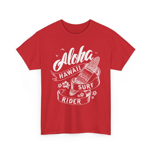 Aloha Hawaii Surf Rider T-Shirt – Ride the Waves in Style