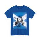 William Wallace T-Shirt with Scottish Flag Design