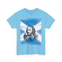 William Wallace T-Shirt with Scottish Flag Design