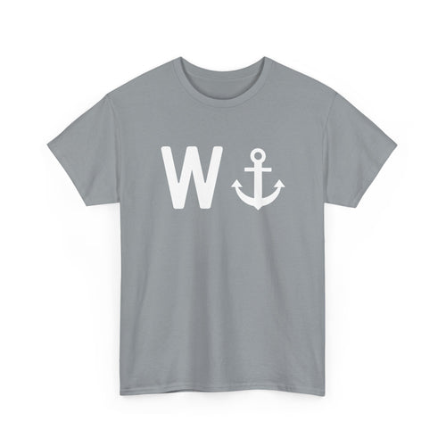 W Anchor (Wanker) T-Shirt – Witty and Cheeky Design
