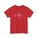 Tennis Heartbeat T-Shirt | Tennis Racket ECG Graphic Tee 🎾💓