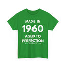 Made in 1960 Aged to Perfection | Custom Birthday Year T-Shirt