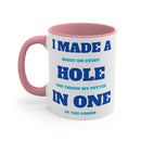 Funny Golf Coffee Mug | "Hole In One" Prank Putter Tee ⛳☕ 😂