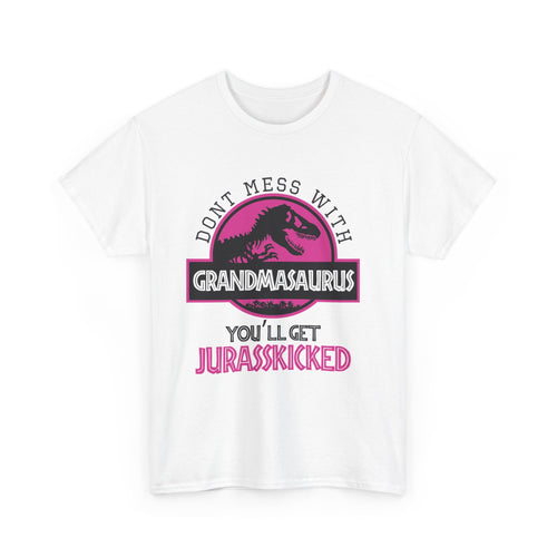 Don't Mess with Grandmasaurus T-Shirt Funny Dinosaur Tee
