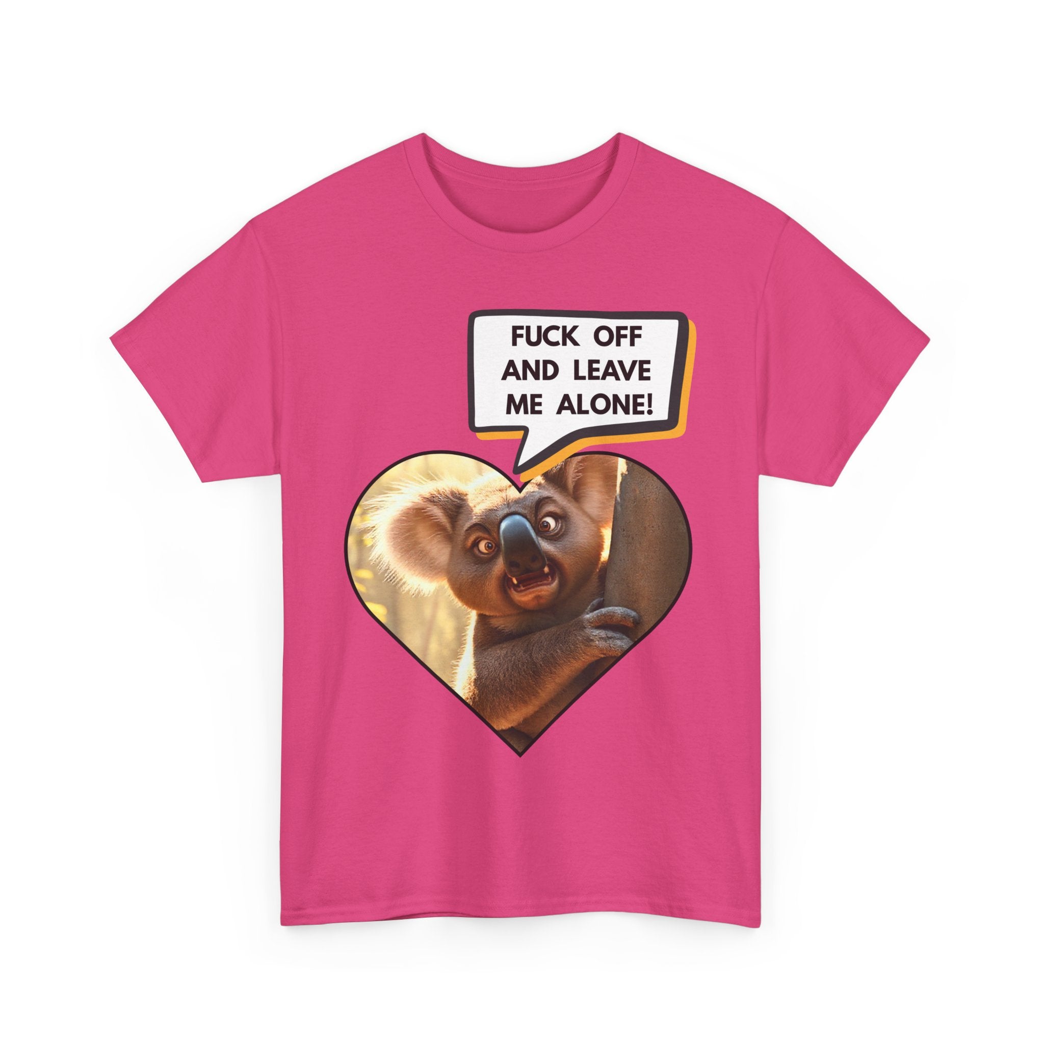 Angry Koala Fuck Off and Leave Me Alone T-Shirt – Bold Aussie Attitude